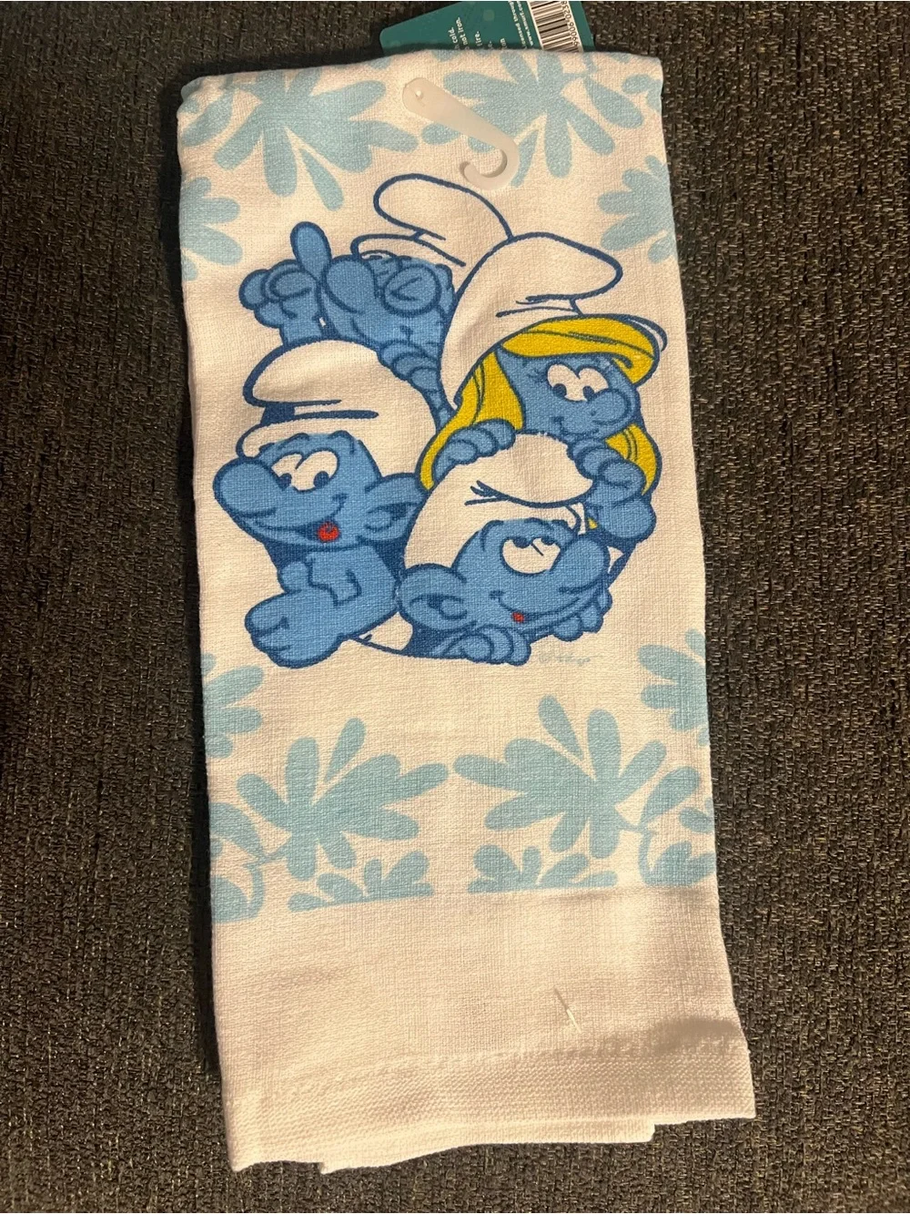 Smurfs Blue Oven Mitt, Pot Holder & Towel Set - Official Character Design